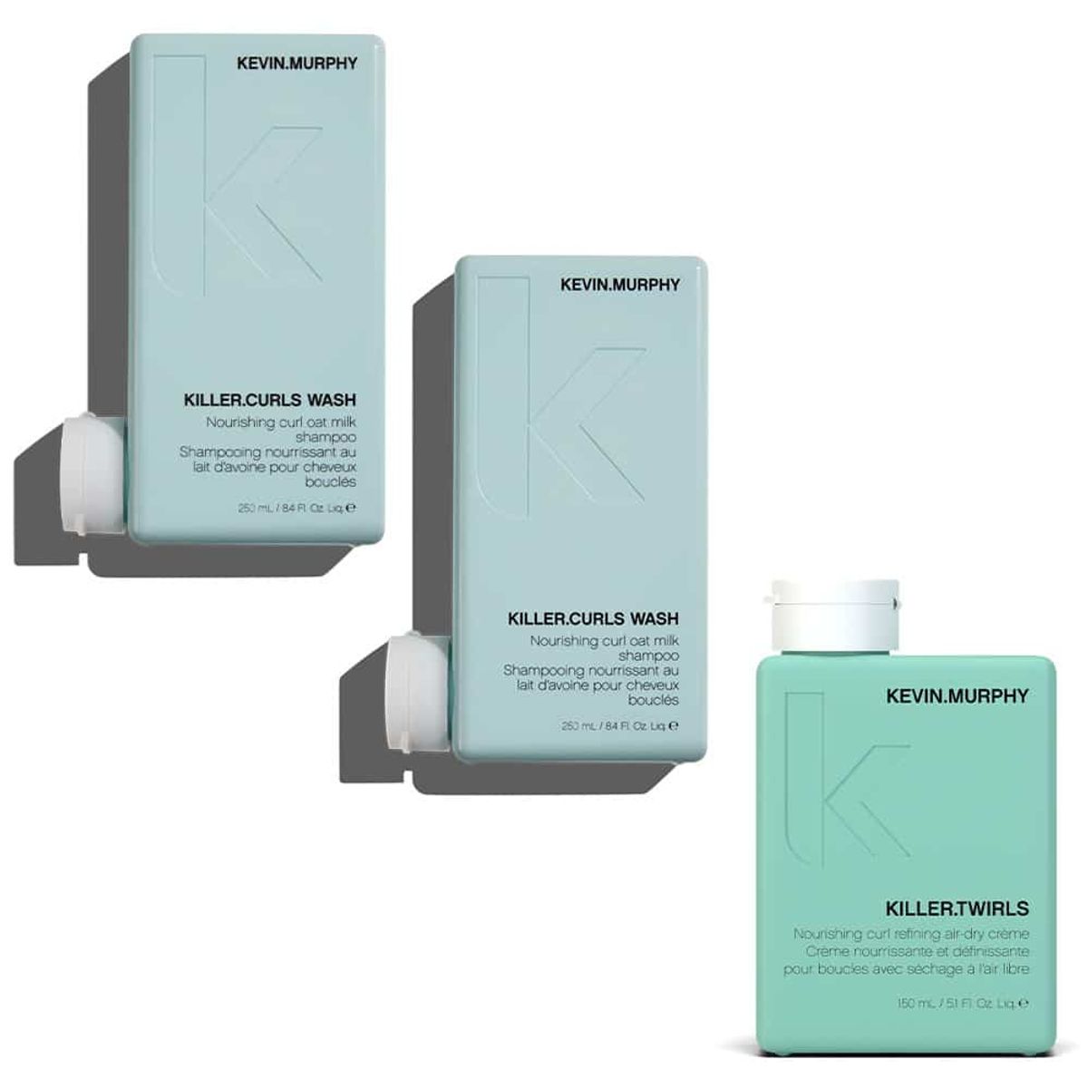 Kevin Murphy Killer Curls Wash 250ml + Rinse 250ml + Twirls 150ml