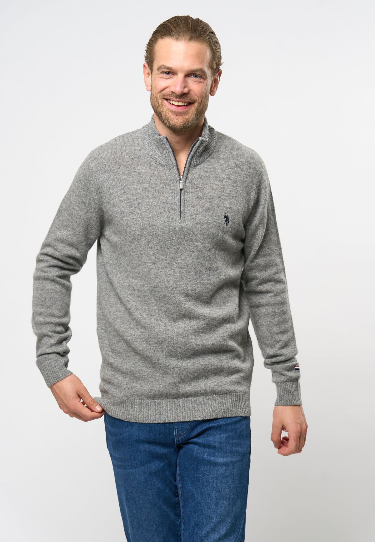 Kevin Striktrøje Half-zip - U.S. Polo Assn - Herre - M