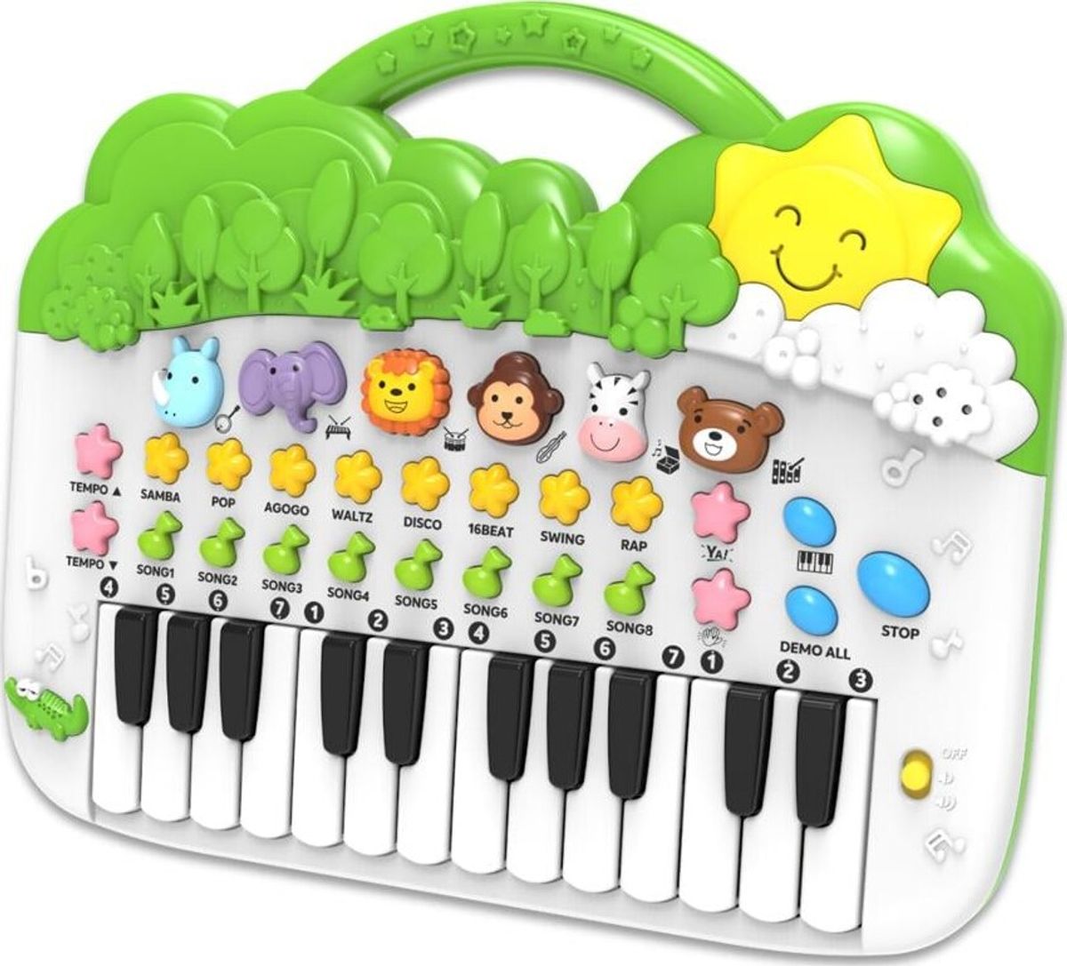 Keyboard Med Dyrelyde - Happy Baby