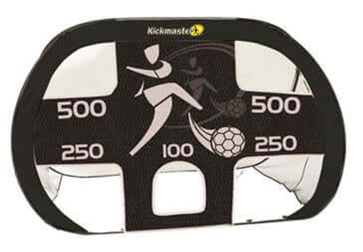 Kickmaster quick up & point fodboldmål, 1 stk. - 183x120 cm