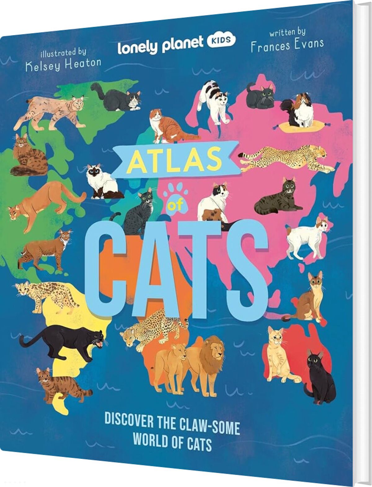 Kids Atlas Of Cats - Diverse - English Book