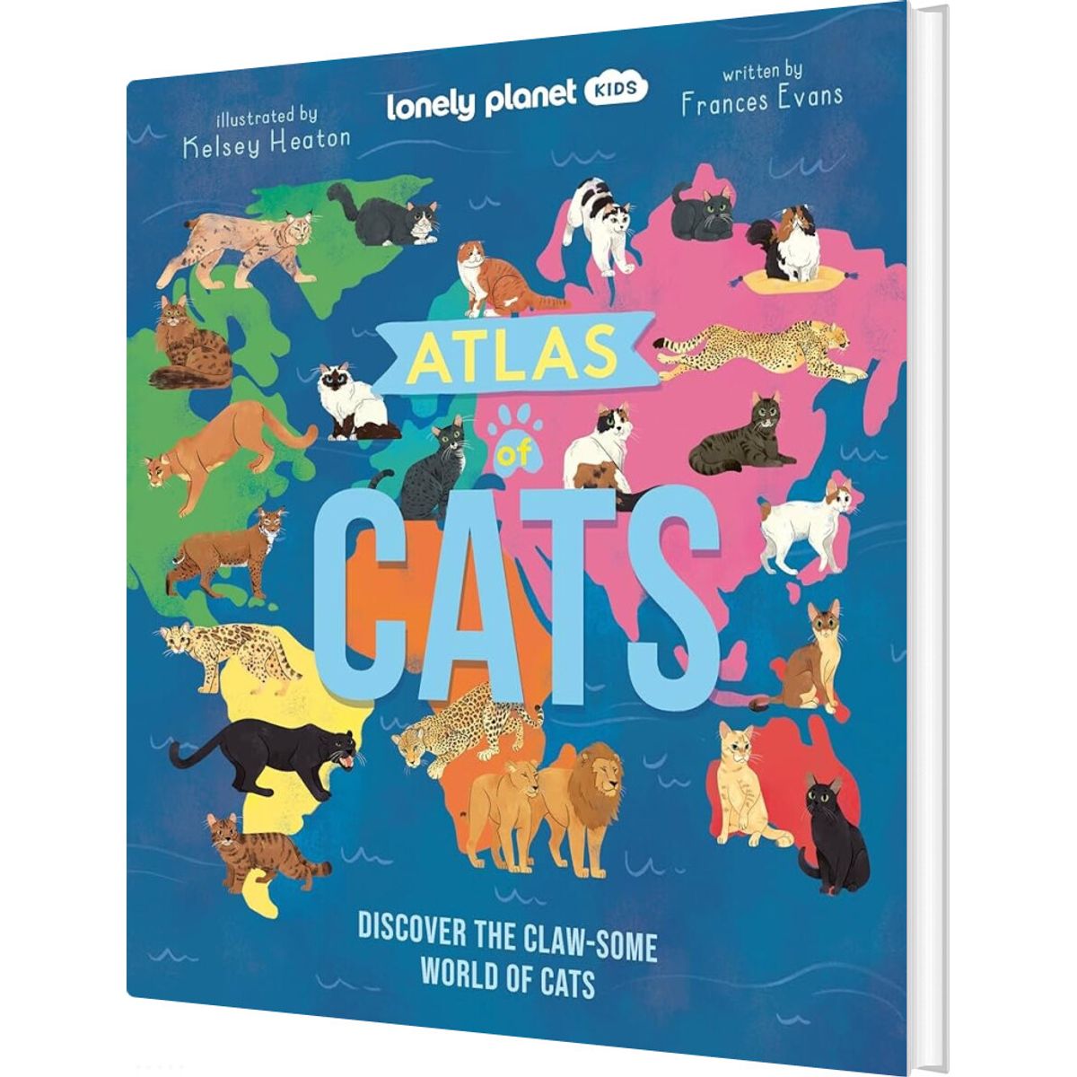 Kids Atlas Of Cats - Lonely Planet - English Book