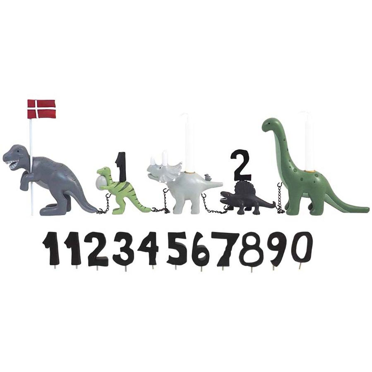 Kids by Friis - Fødselsdagstog, Dinosaurus, 11 tal