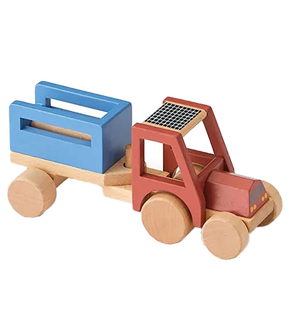 Kids Ceoncept Tractor Aiden - Træ - Kid's HUB