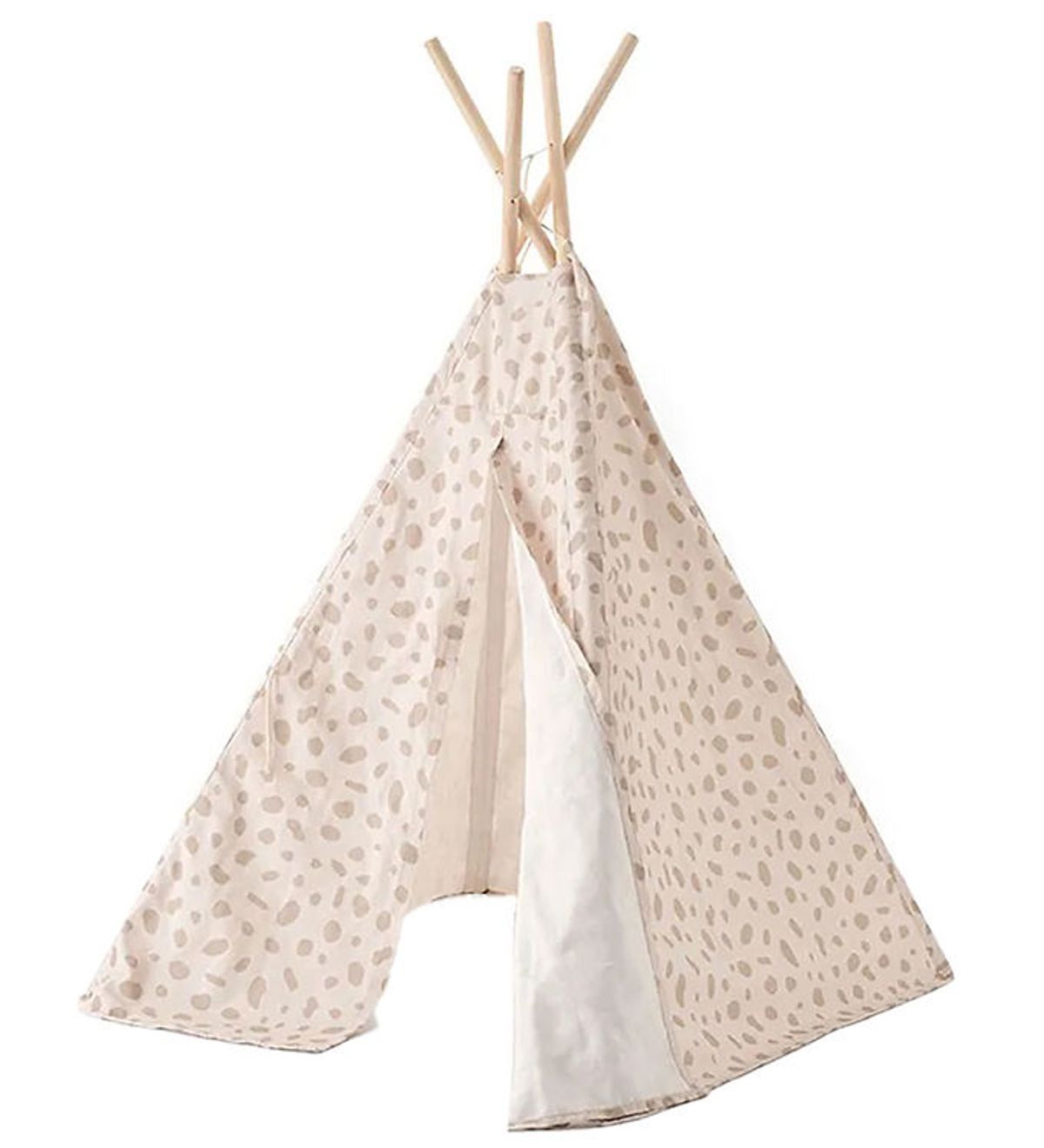 Kids Concept Legetelt - Tipi Dot - Hvid/Beige