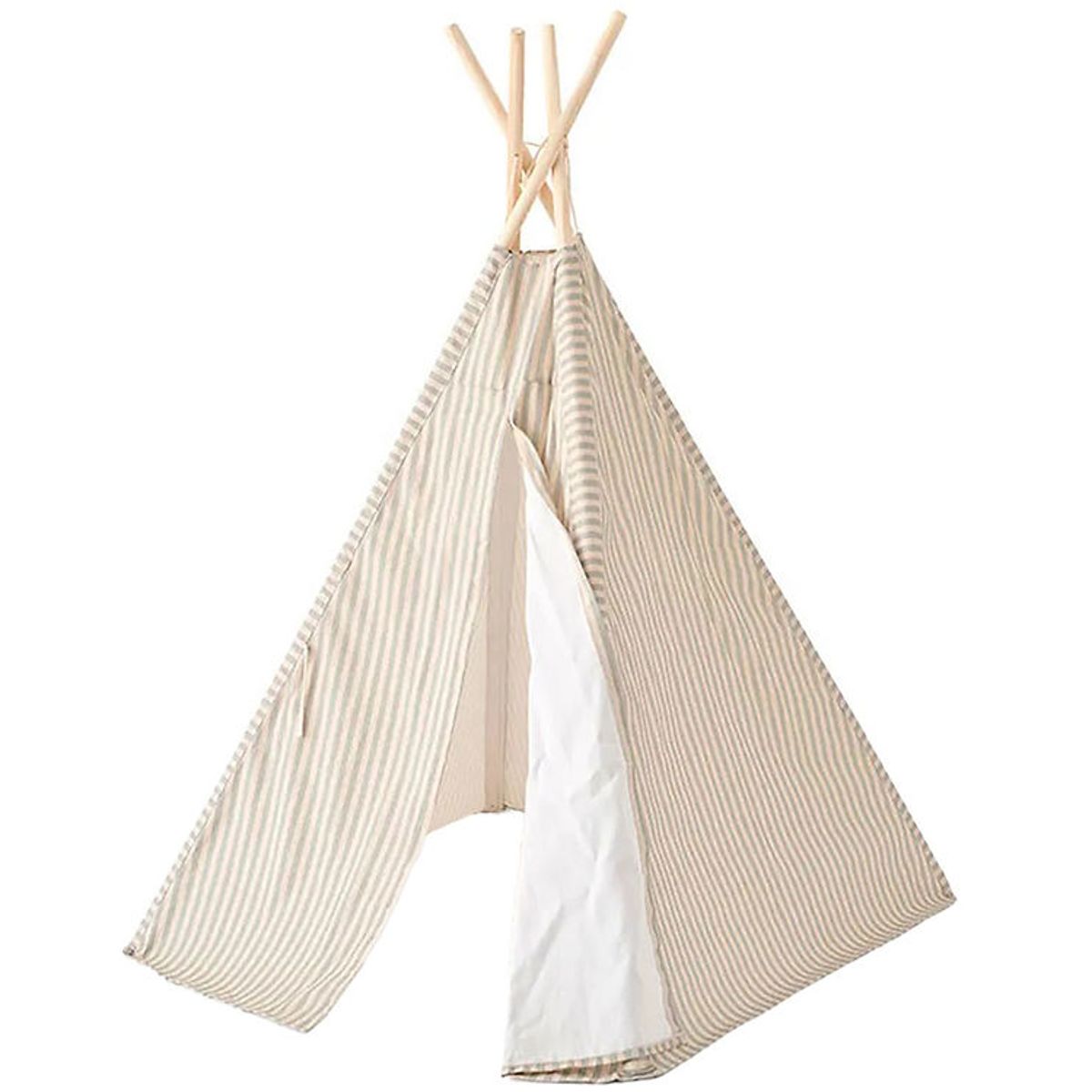 Kids Concept Legetelt - Tipi Stripe - Blå/Hvid