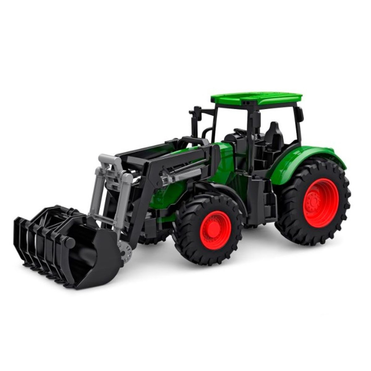 Kids Globe Traktor (27 cm) med frontlæsser