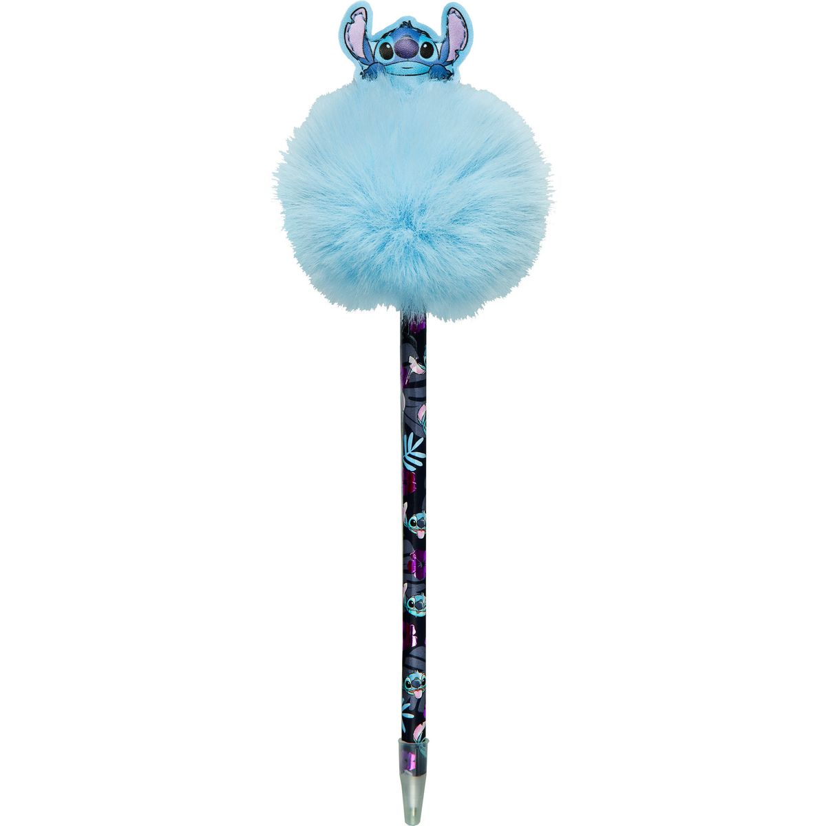 Kids Licensing - Kuglepen Med Pompom - Lilo & Stitch