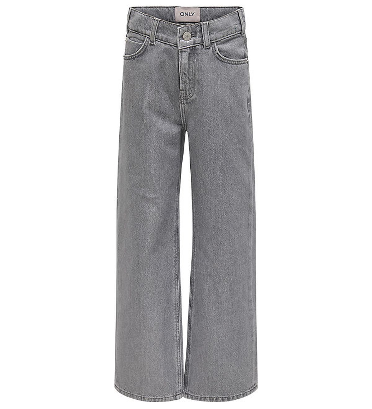 Kids Only Bukser - KogCobain - Light Grey Denim/Silver