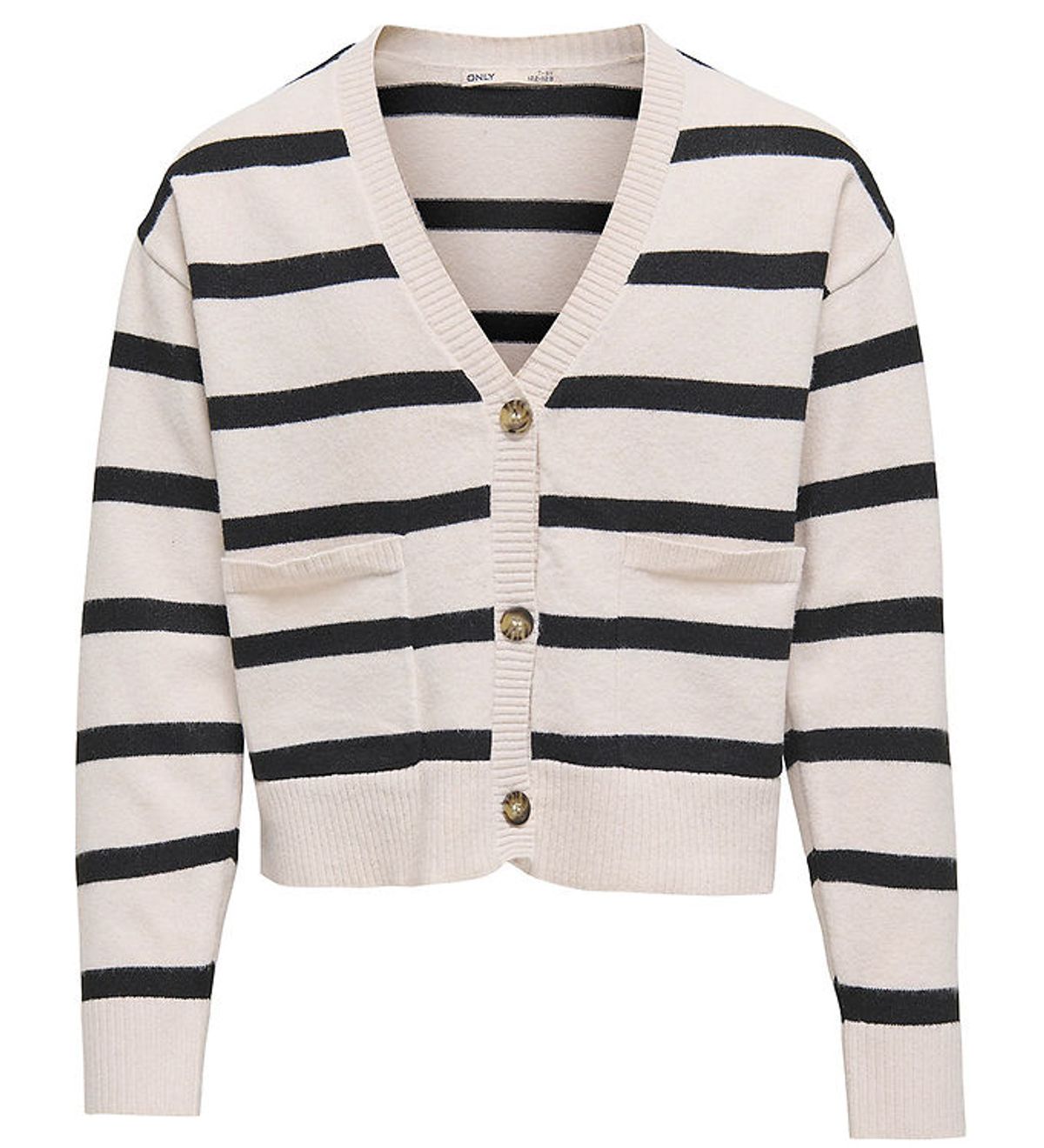 Kids Only Cardigan - Strik - KogAma - Birch/Black