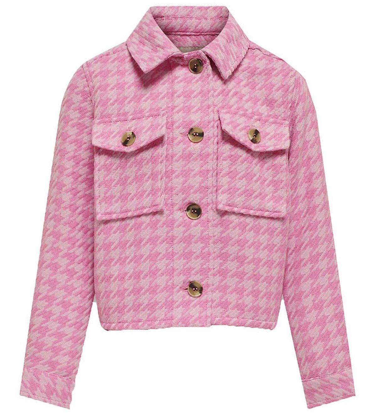 Kids Only Jakke - KogKimmie - Begonia Pink Checks Pirouette