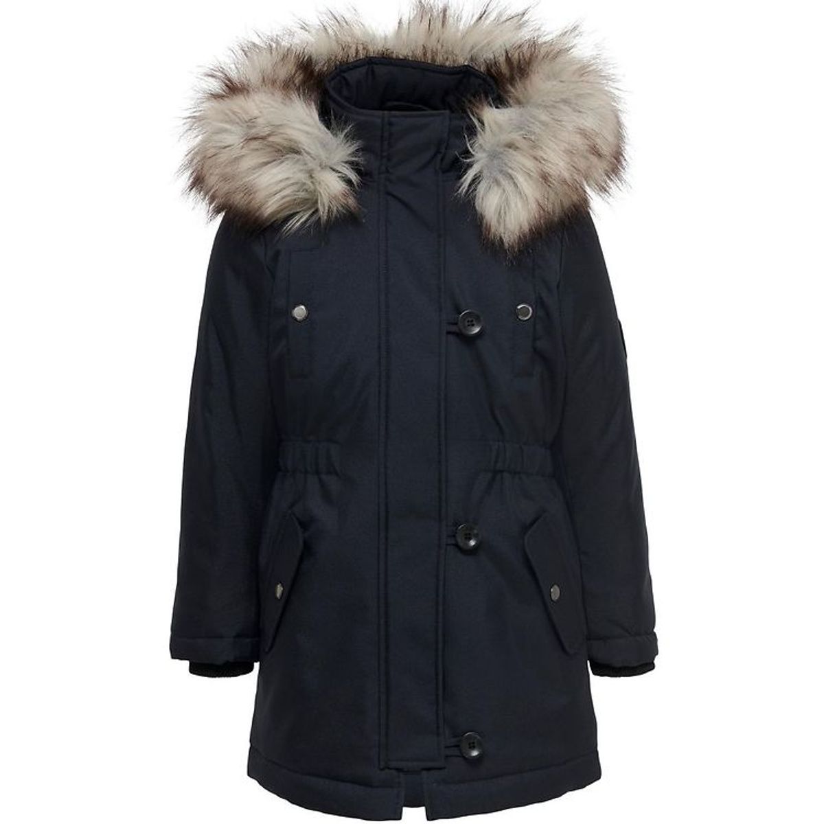 Kids Only Jakke - Noos - KogIris - Night Sky/Fur Light Gre