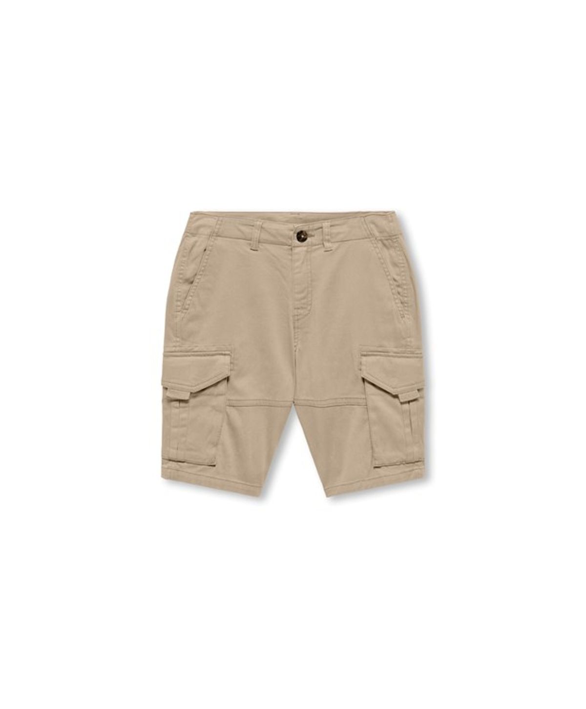 KIDS ONLY KOBMAXWELL cargo shorts i white pepper til drenge