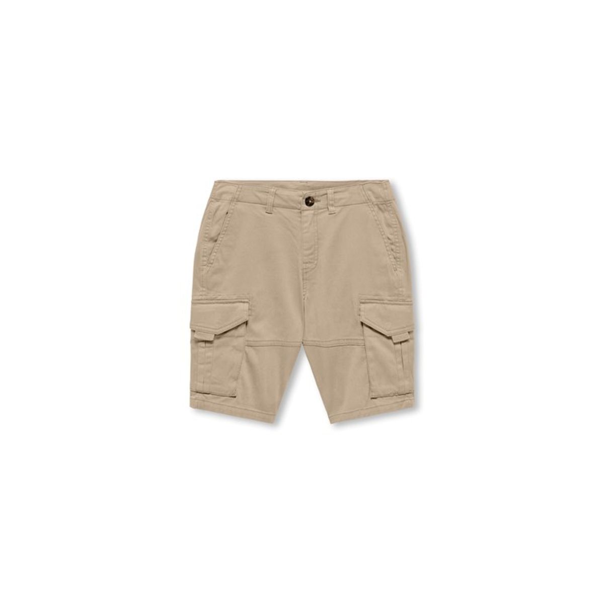 KIDS ONLY KOBMAXWELL cargo shorts i white pepper til drenge