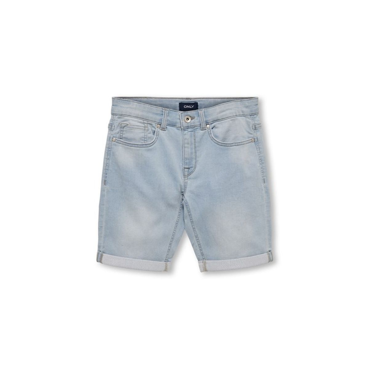 KIDS ONLY KOBPLY shorts skinny fit jeans i lyseblå til drenge