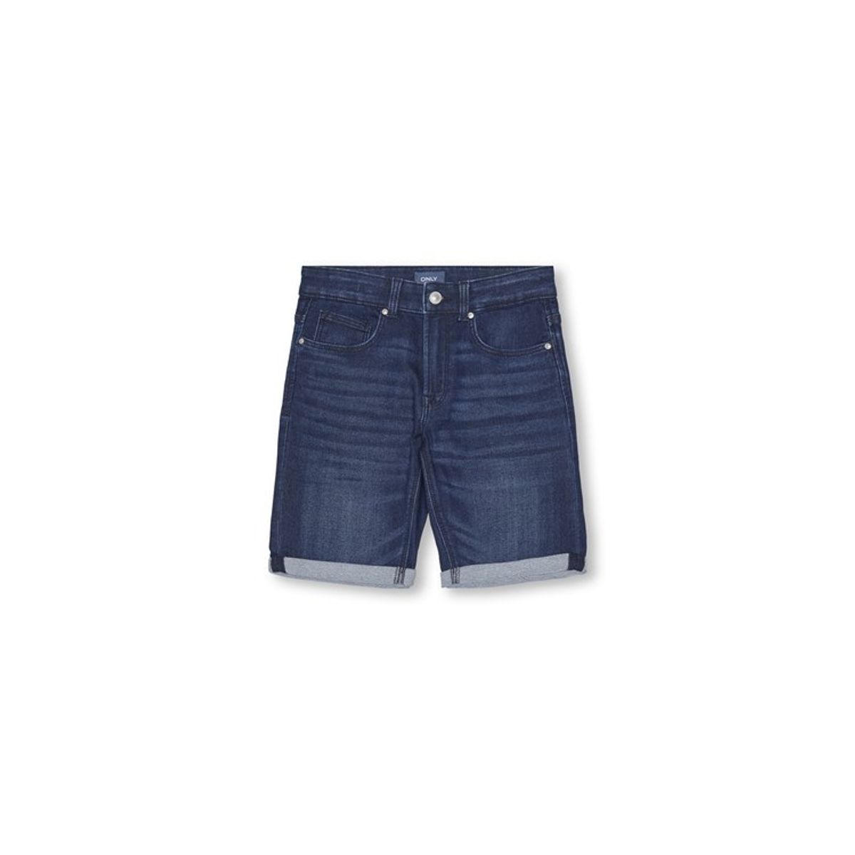 KIDS ONLY KOBPLY shorts skinny fit jeans i mørkeblå til drenge