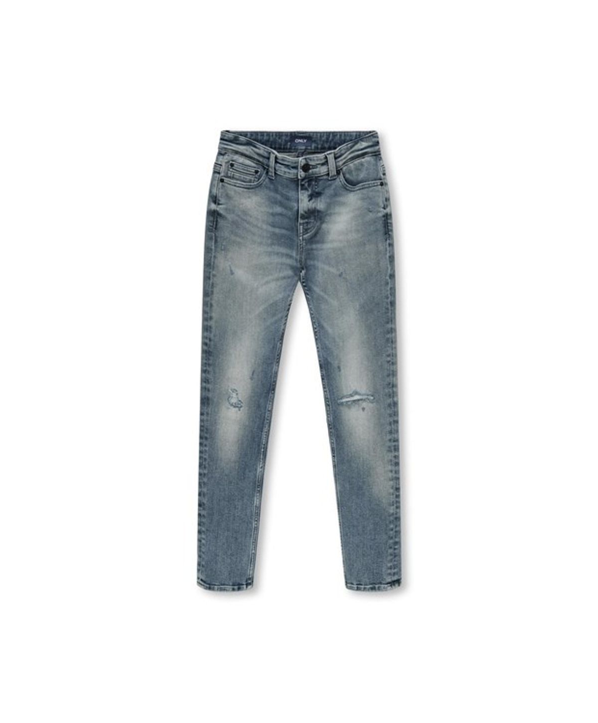 KIDS ONLY KOBROPE slim fit jeans i lyse nuancer til drenge