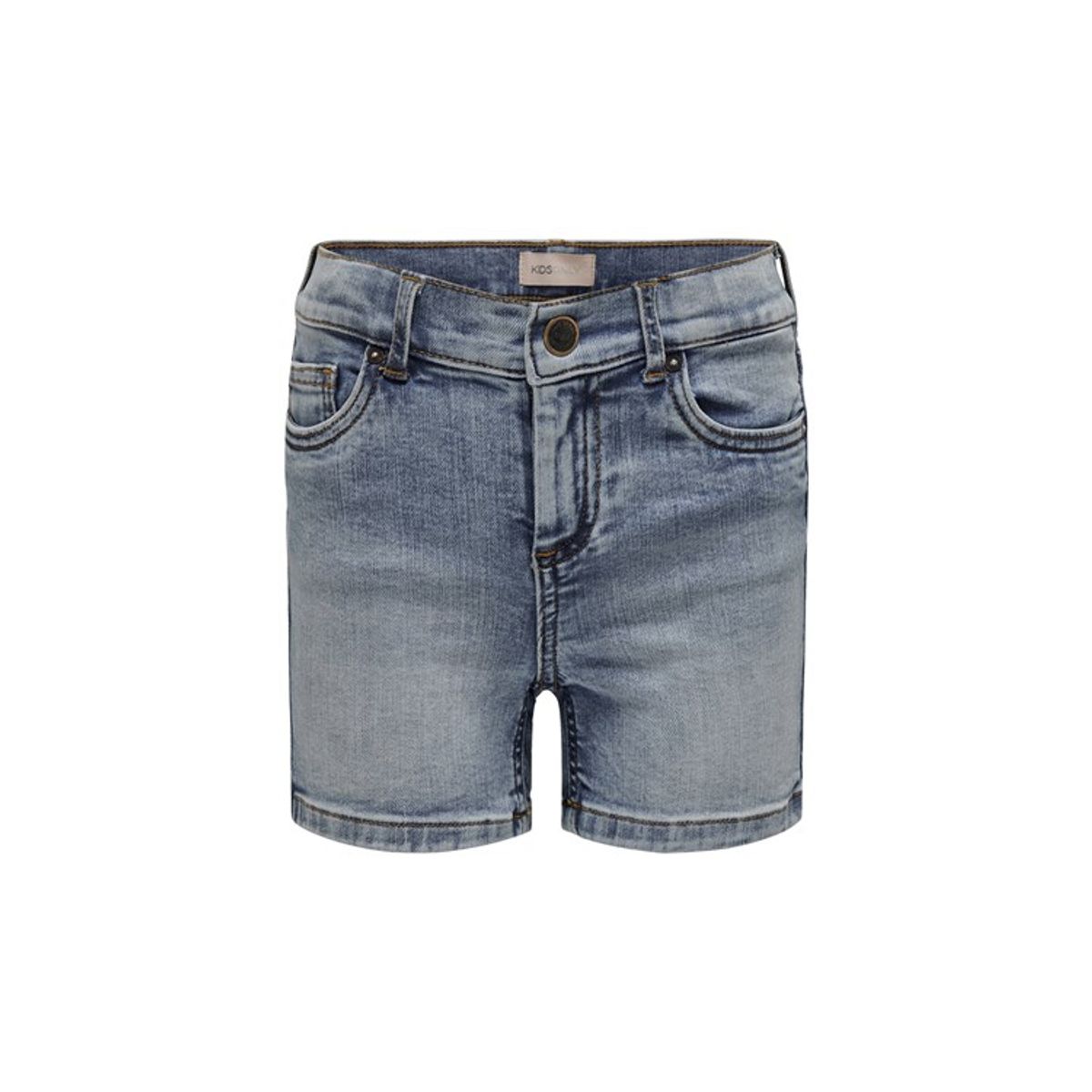 KIDS ONLY KOGBLUSH denim skinny fit shorts i lyseblå til piger