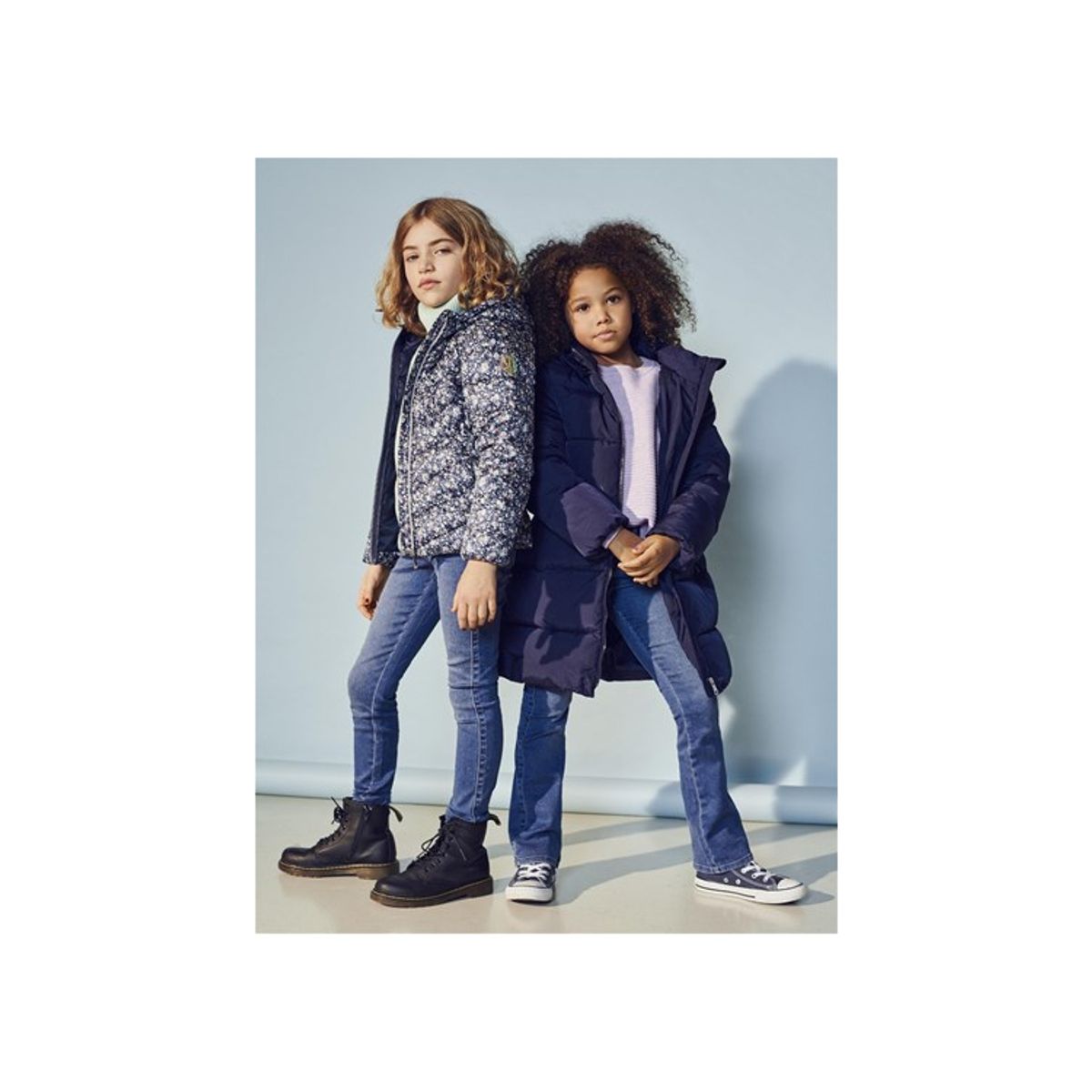 KIDS ONLY KONROYAL flared fit jeans i blå til piger