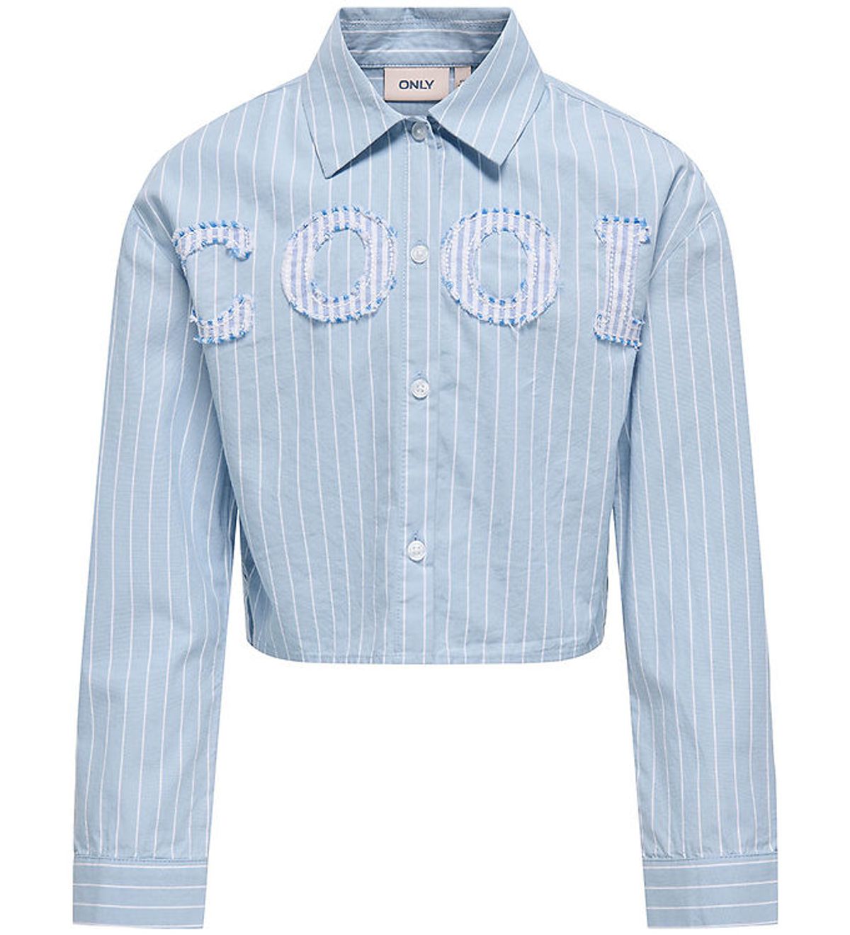 Kids Only Skjorte - KogEtta - Soft Chambray/White m. Cool