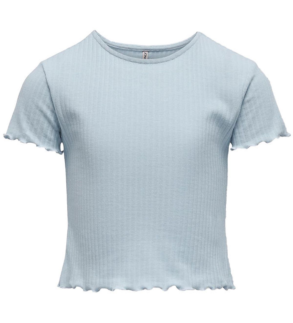 Kids Only T-shirt - KogNella - Rib - Noos - Cashmere Blue