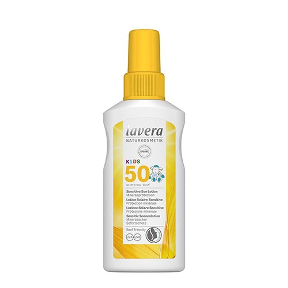 Kids' Sun Lotion SPF 50+ Sensitiv - 100 ml - Lavera Sun Care