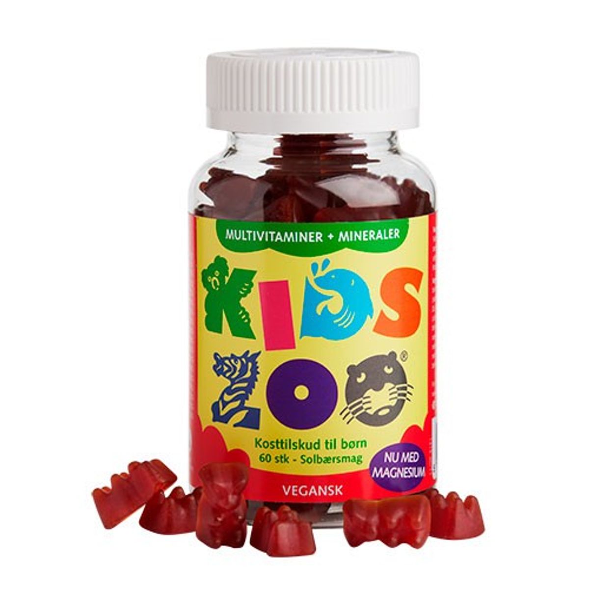 Kids Zoo Multivitamin + Mineraler - 60 gum