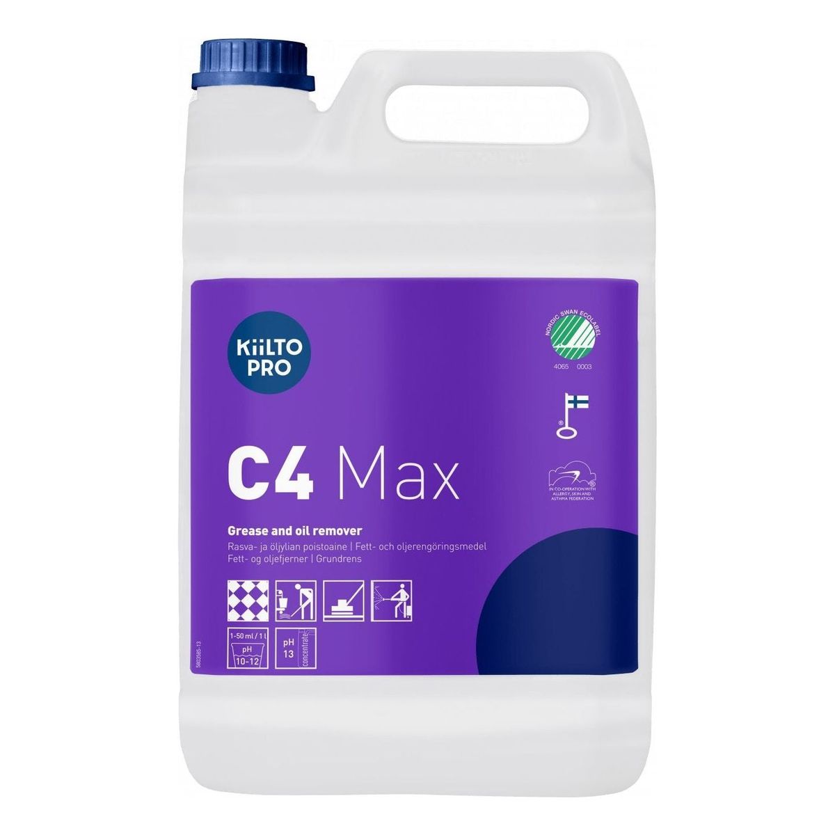 Kiilto Pro C4 Max grundrens 5 liter