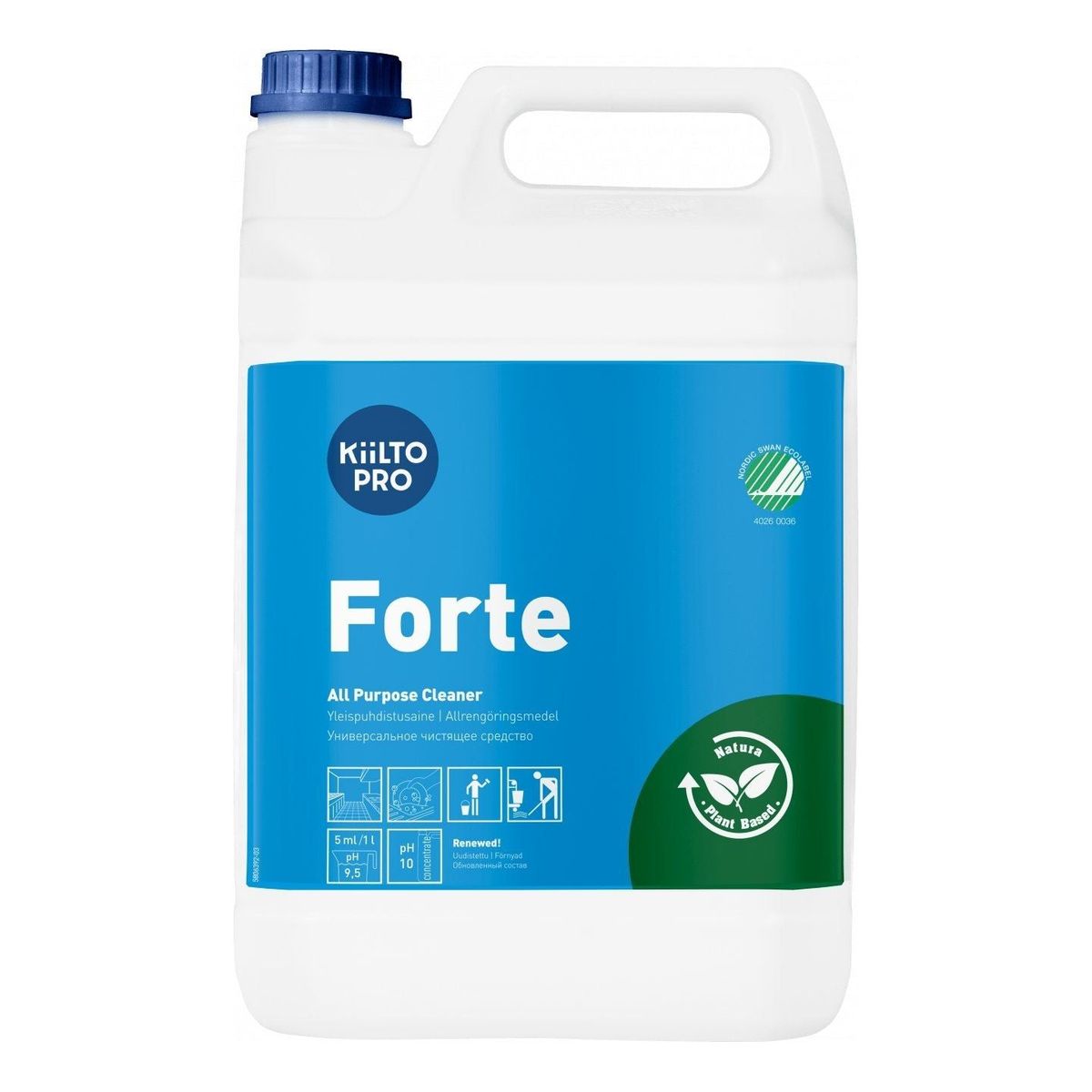 Kiilto Pro Forte Universalrengøringsmiddel 1 Liter / 5 Liter