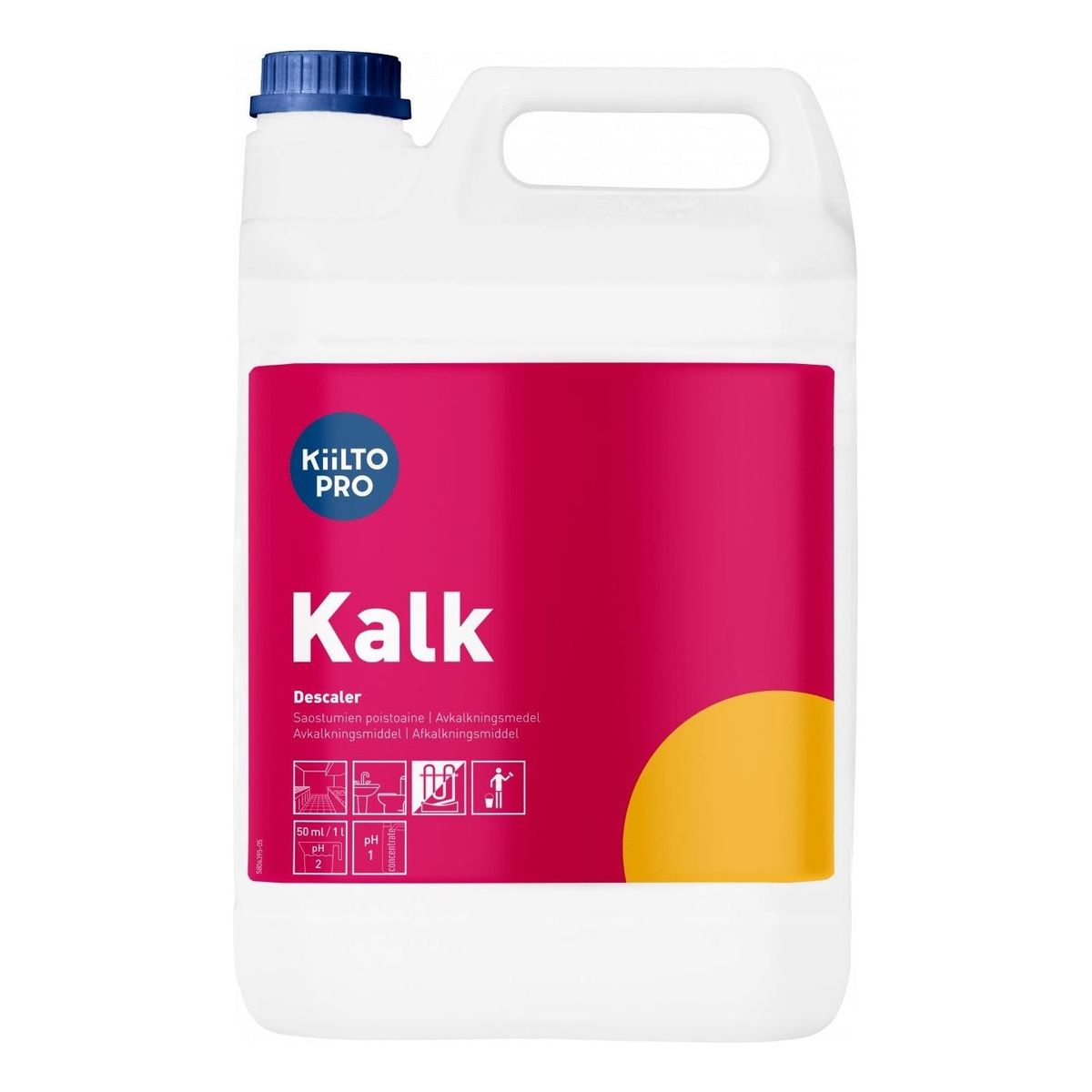 Kiilto Pro Kalk kraftig kalk rustfjerner 1 Liter / 5 Liter