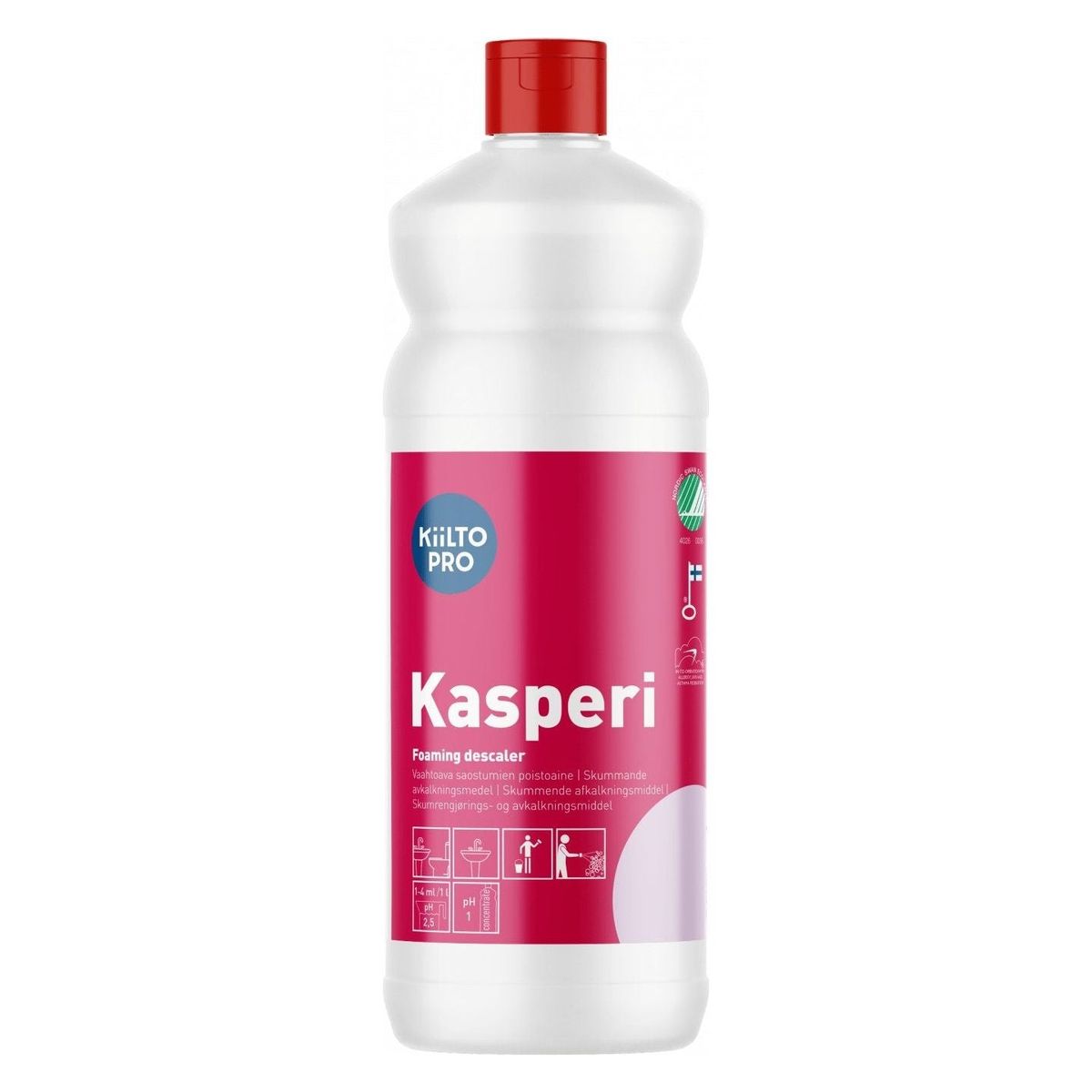 Kiilto Pro Kasperi kraftig kalkfjerner 1 Liter / 5 Liter