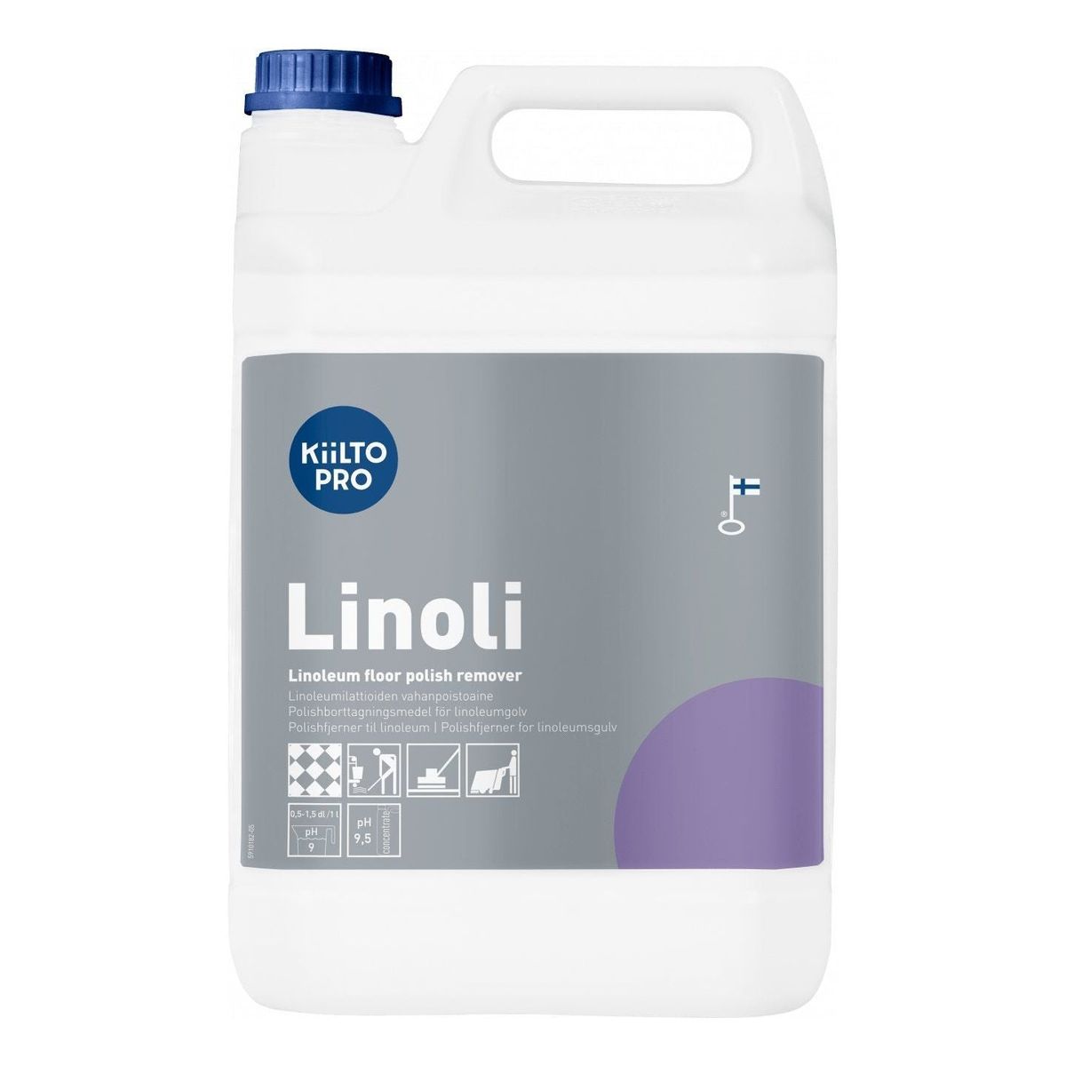 Kiilto Pro Linoli polishfjerner 5 Liter