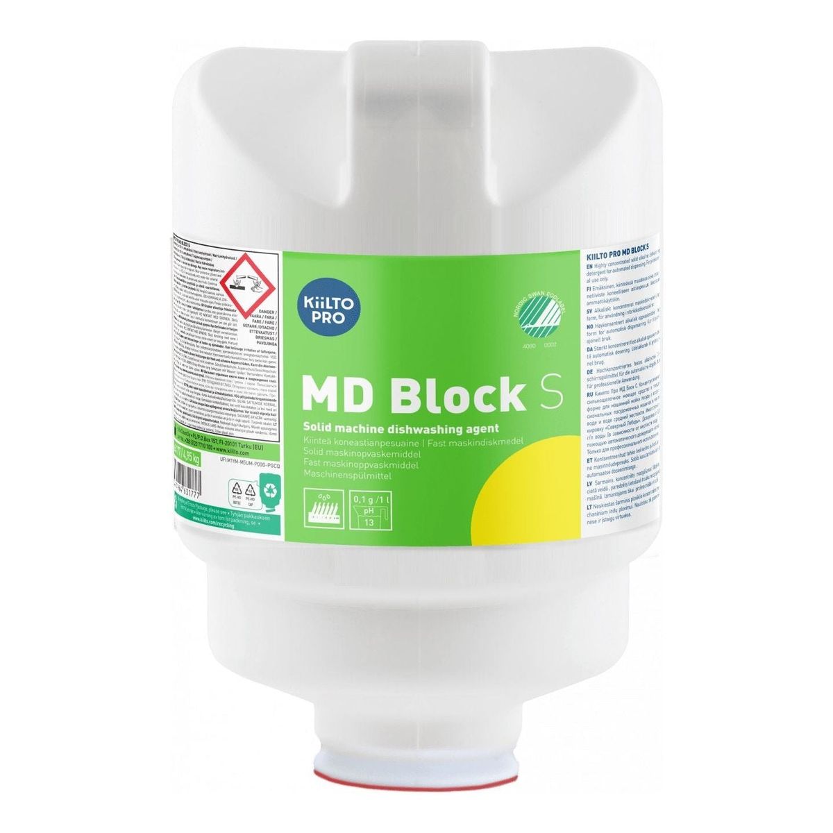 Kiilto Pro MD Block S maskinopvask 4,95 kg