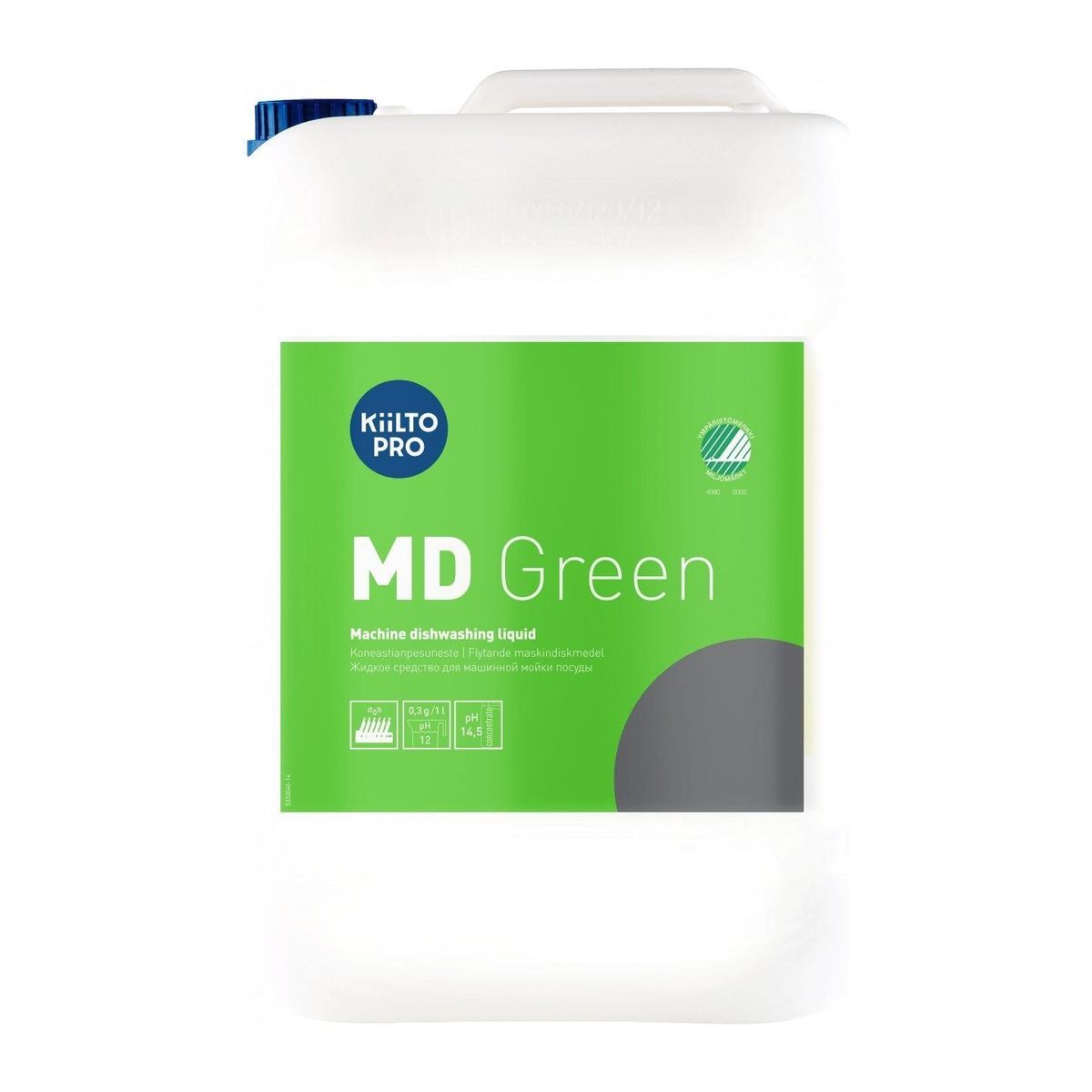 Kiilto Pro MD Green maskinvask 10 Liter / 20 Liter