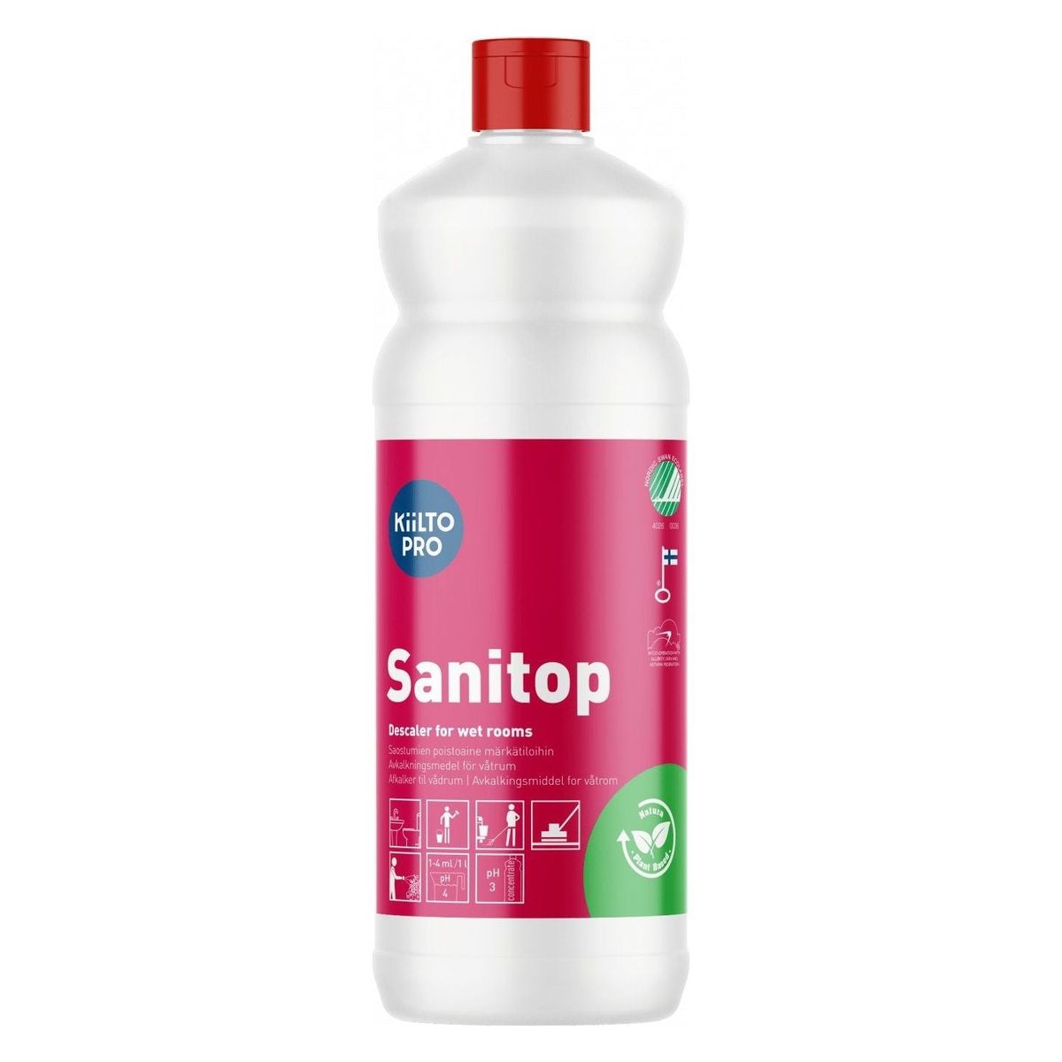 Kiilto Pro Sanitop kalkfjerner 1 Liter / 5 Liter