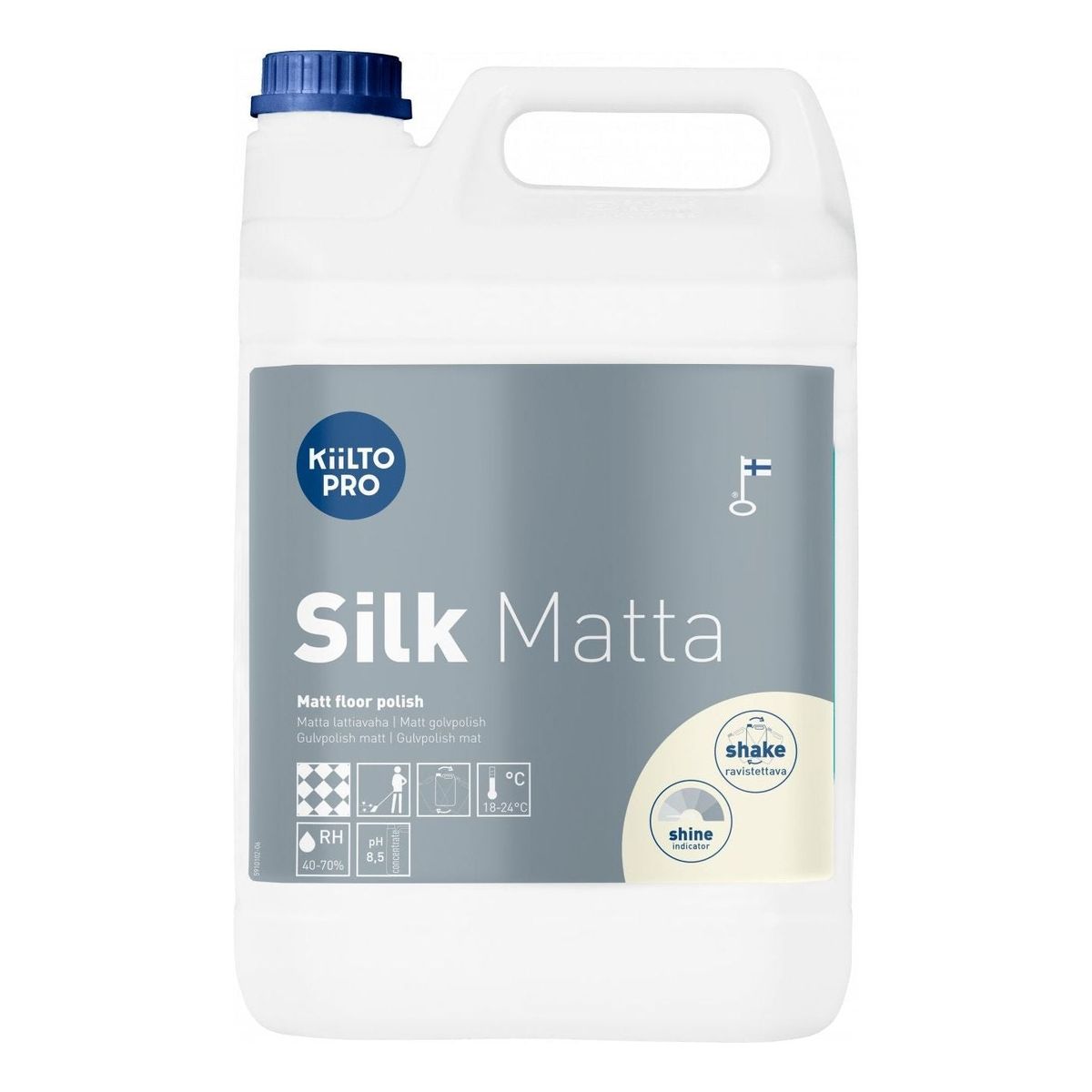 Kiilto Pro Silk Matta skridhæmmende polish 5 Liter