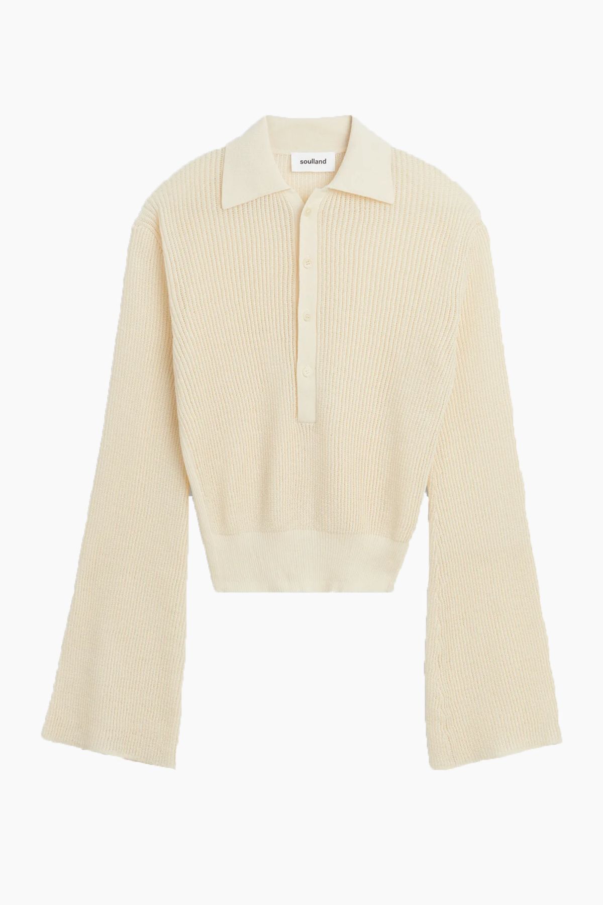 Kiki Polo Jumper - Off White - Soulland - Hvid S/M