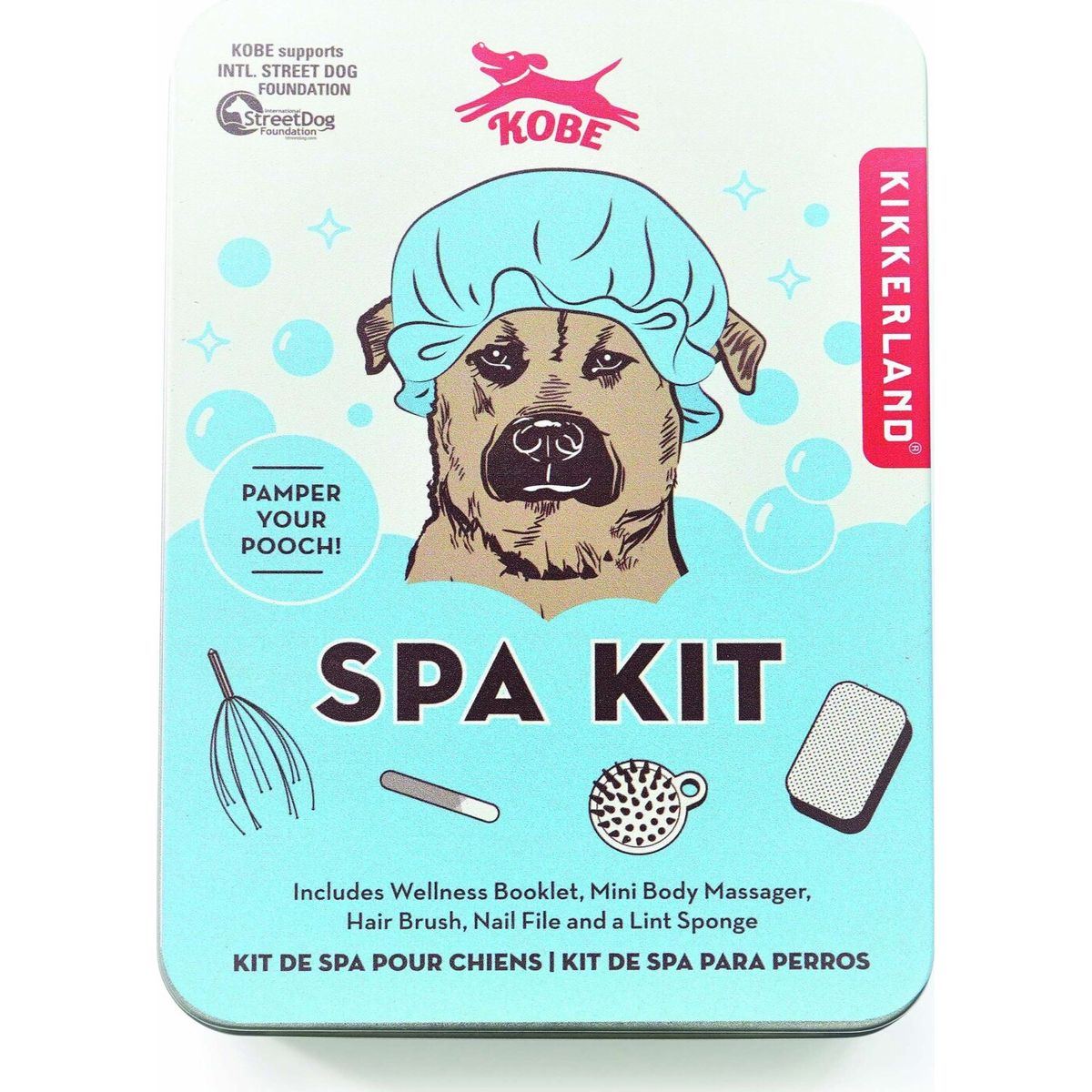 Kikkerland - Spa Kit Til Hunde - Kobe - 4 Dele