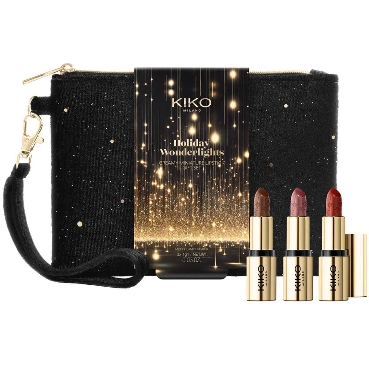 KIKO Milano Holiday Wonderlights Creamy Miniature Lipstick Gift Set