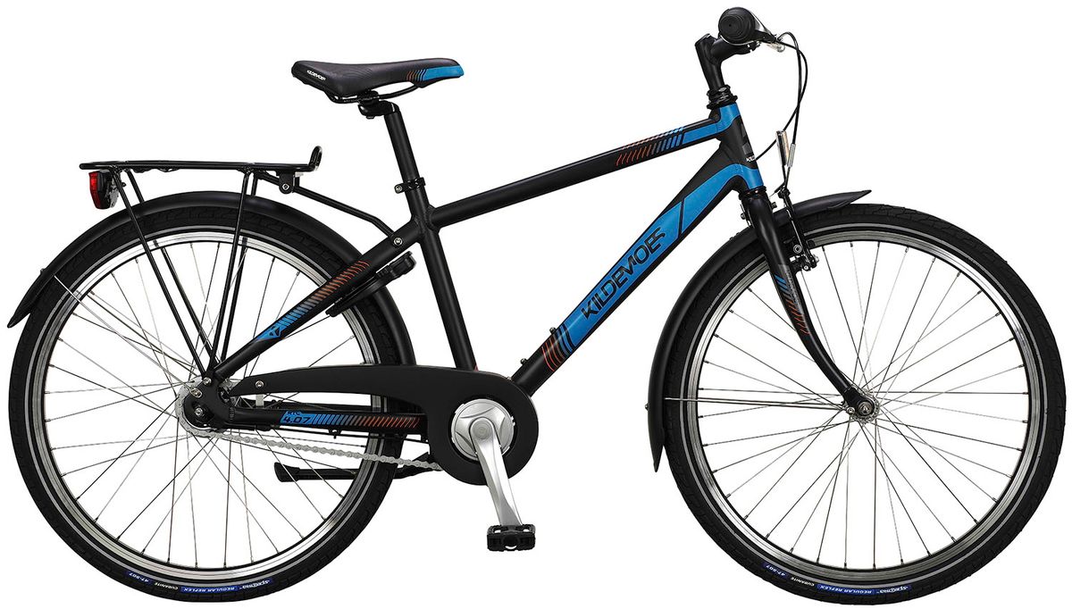 Kildemoes Bikerz Urban 7g 24" Dreng 2023 - Sort