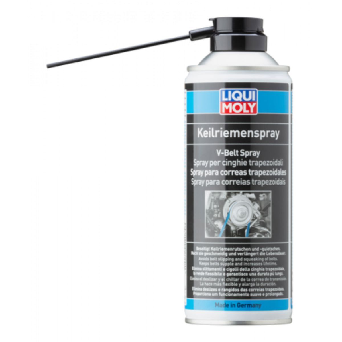 Kilerems spray til pleje og beskyttelse af kilerem, 400 ml fra Liqui Moly