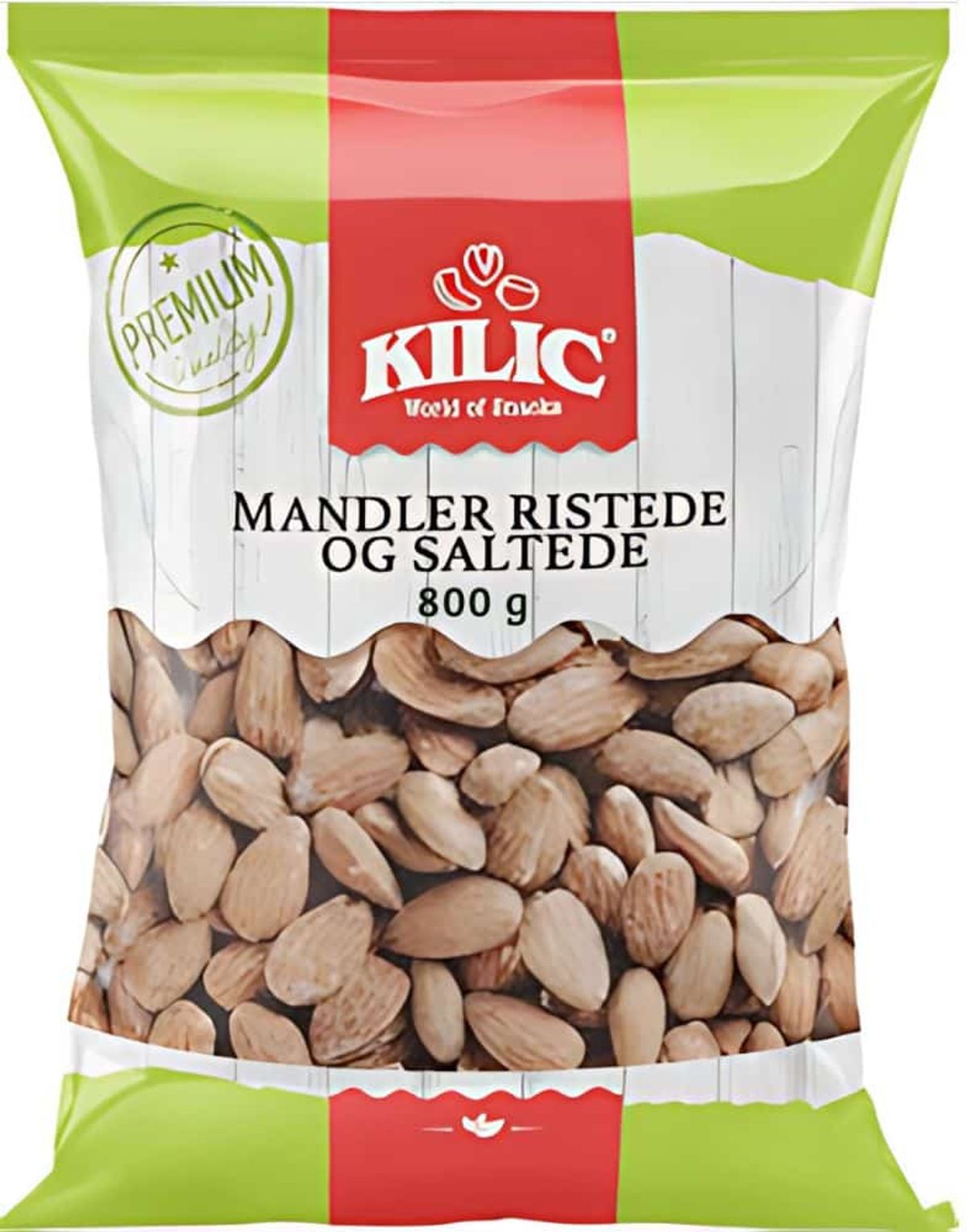 Kilic Mandler Saltede & Ristede 800 g