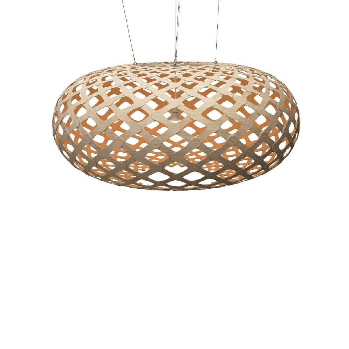 Kina Ø140 Pendel Bamboo / Orange - David Trubridge