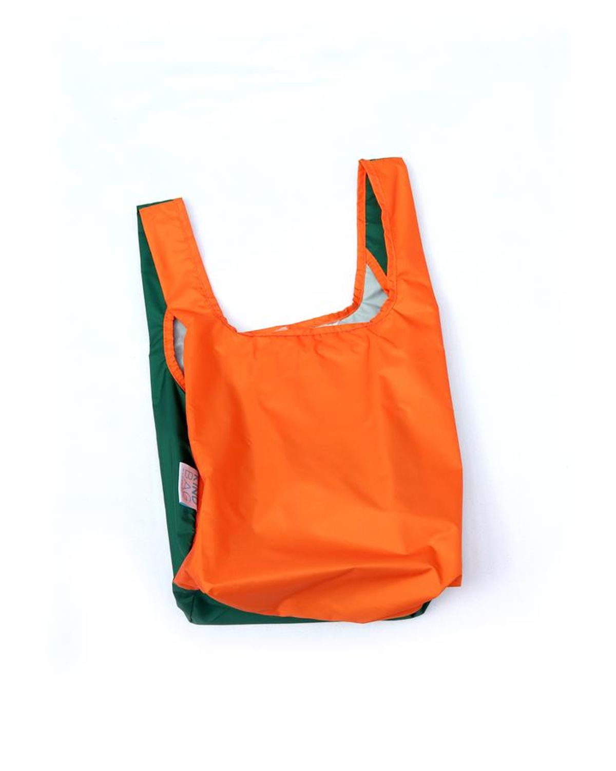 KIND BAG - Bicolour Orange & Green Indkøbspose i Mini