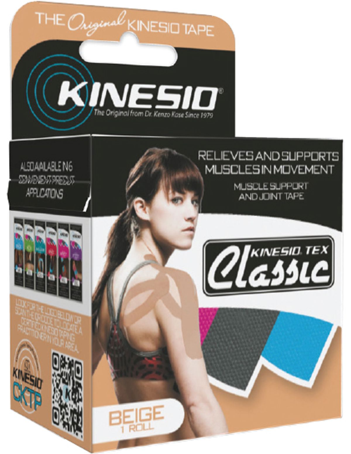 Kinesio Tex Classic Hudfarvet (5cm x 4m)