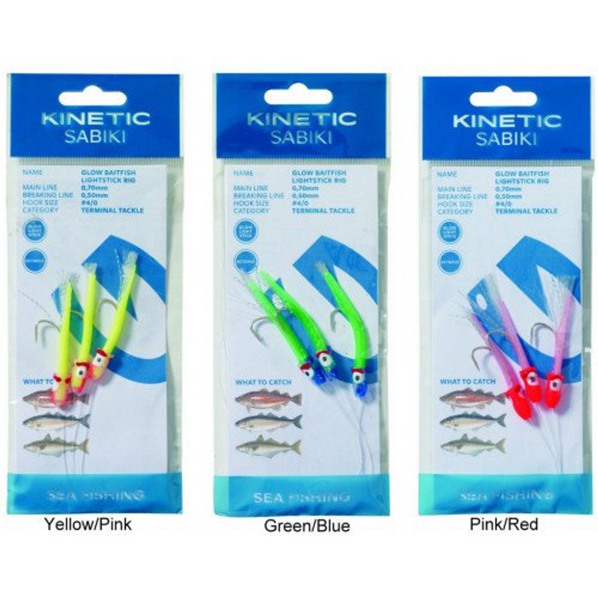 Kinetic Sabiki Glow Baitfish Lightstick #4/0