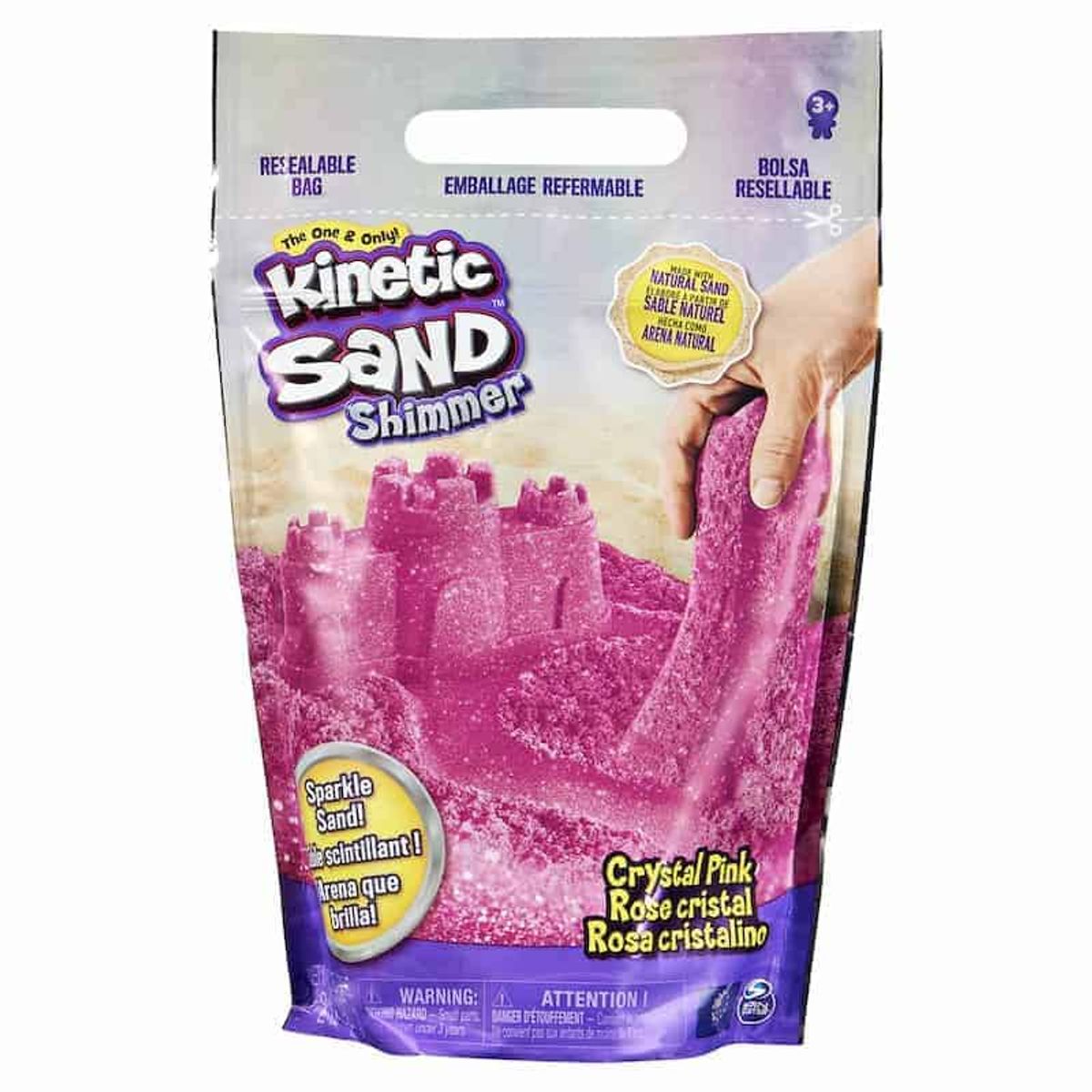 Kinetic Sand Glitter Sand Pink