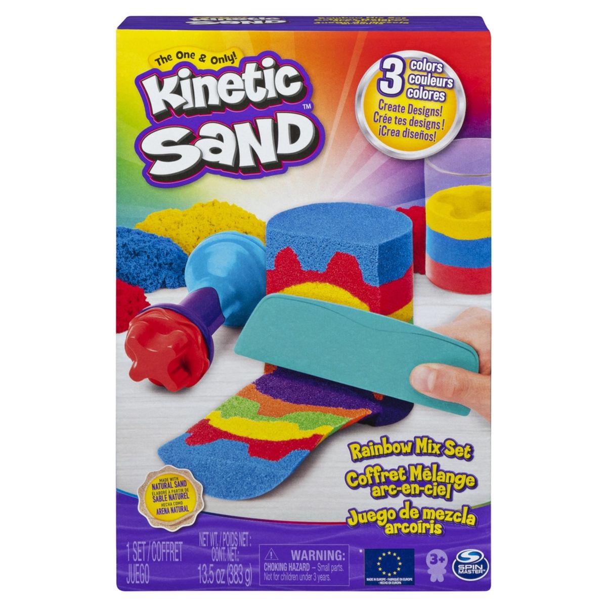 Kinetic Sand Rainbow Mix Set