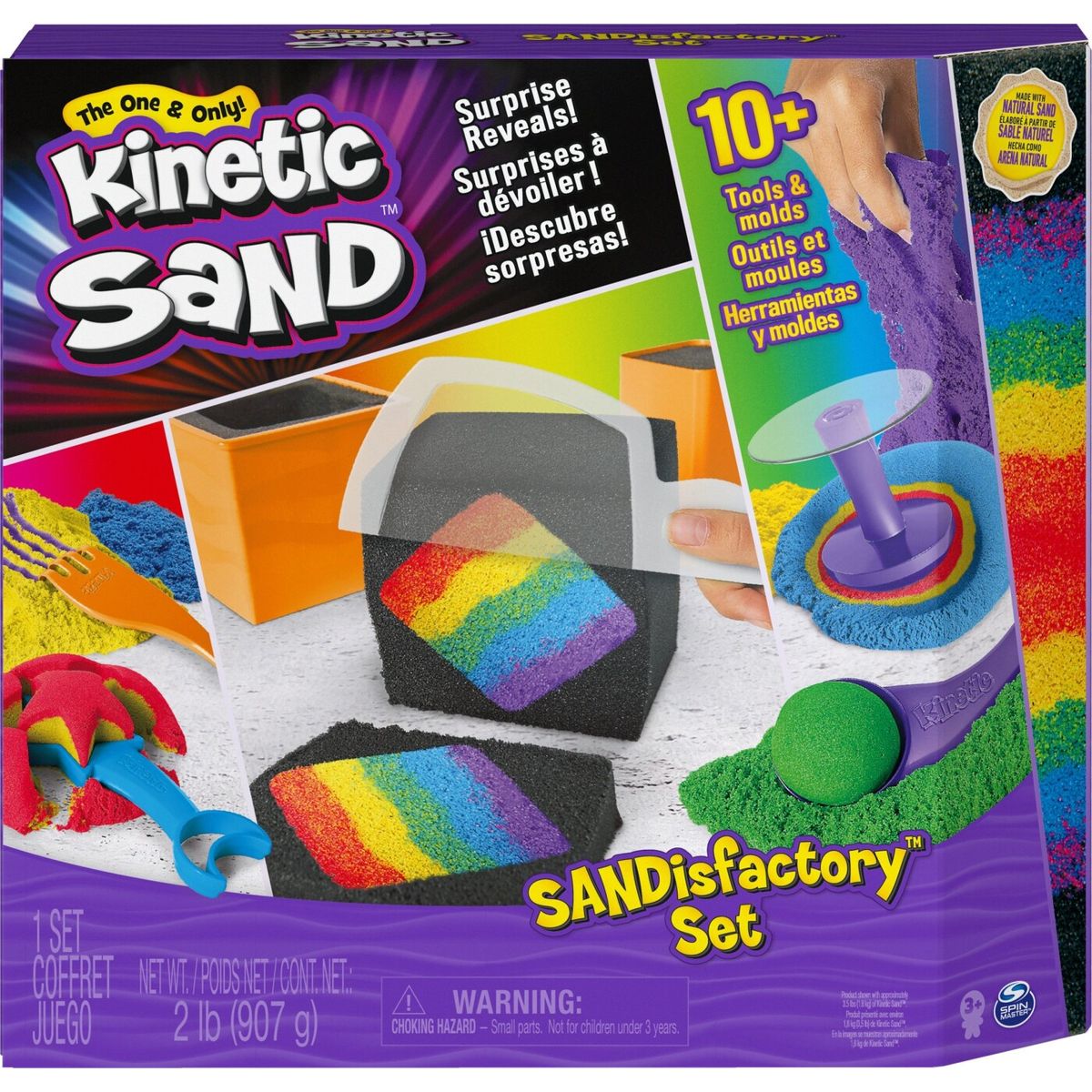 Kinetic Sand - Sandisfactory - Magisk Sand Sæt