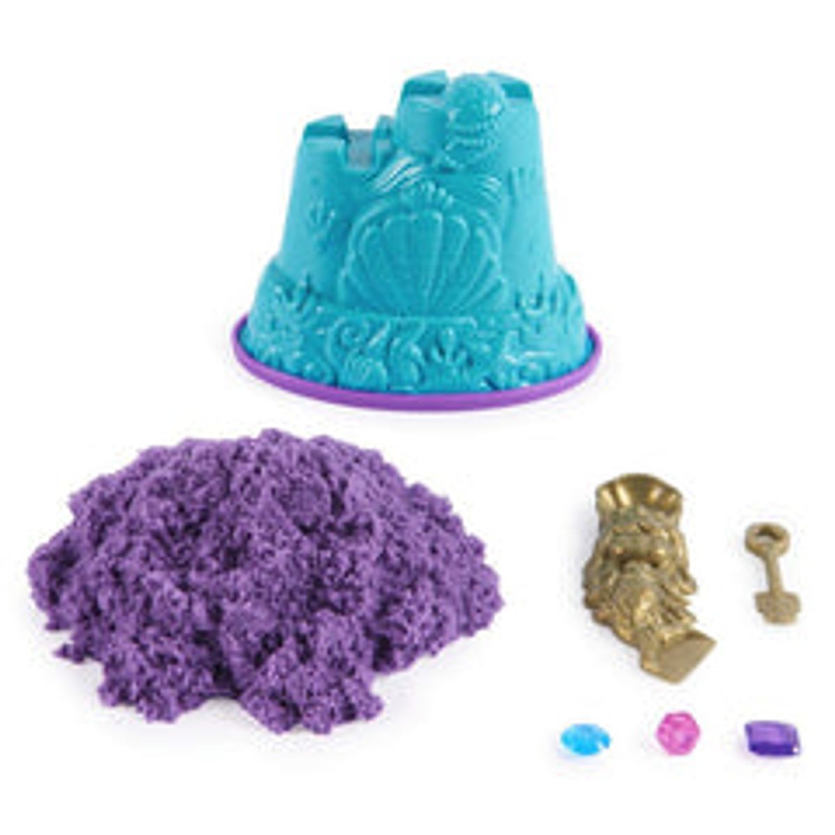 Kinetic Sand - Sandslot m. glitrende havfrue